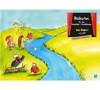 Der Rabe: Bildkarten für das Kamishibai-Theater DINA3 in deutsch/arabisch