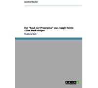 Der "Raub Der Proserpina" Von Joseph Heintz - Eine Werkanalyse