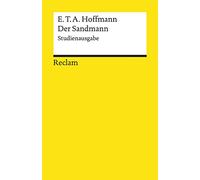 Der Sandmann: Studienausgabe. Paralleldruck der Handschrift und des Erstdrucks (1817)
