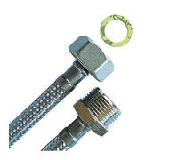 der-Schlauchfritze.de Prolongateur de tuyau d’arrivée d’eau en métal pour lave-linge/lave-vaisselle, 1-5 m 4,50m / 4.500mm
