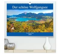 Der schöne Wolfgangsee im Salzkammergut (hochwertiger Premium Wandkalender 2026 DIN A2 quer), Kunstdruck in Hochglanz: Die schönsten Plätze am Wolfgangsee