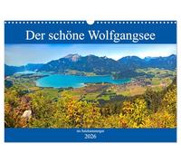 Der schöne Wolfgangsee im Salzkammergut (Wandkalender 2026 DIN A3 quer), CALVENDO Monatskalender: Die schönsten Plätze am Wolfgangsee