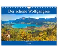 Der schöne Wolfgangsee im Salzkammergut (Wandkalender 2026 DIN A4 quer), CALVENDO Monatskalender: Die schönsten Plätze am Wolfgangsee