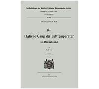 Der Tägliche Gang Der Lufttemperatur In Deutschland