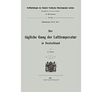 Der Tägliche Gang Der Lufttemperatur In Deutschland