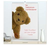 Der Teddybären-Familienplaner (hochwertiger Premium Wandkalender 2026 DIN A2 hoch), Kunstdruck in Hochglanz: Teddy KramBam und seine bärigen Freunde