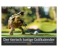 Der tierisch lustige Golfkalender (Wandkalender 2026 DIN A4 quer), CALVENDO Monatskalender: Ein Muss für alle Freunde des Golfsports, die den Tag mit einem Lächeln beginnen wollen