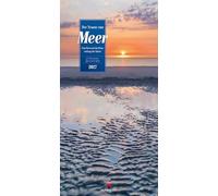 Der Traum vom Meer Literatur-Kalender 2027: Literarischer Küsten-Kalender im schlanken Hochformat (33x66 cm) | Mit Zitaten für Nord- und Ostseefans