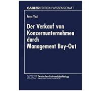 Der Verkauf Von Konzernunternehmen Durch Management Buy-Out