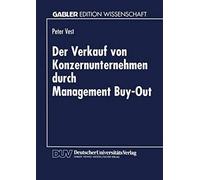 Der Verkauf Von Konzernunternehmen Durch Management Buy-Out
