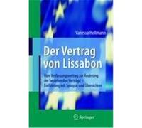 Der Vertrag von Lissabon Hellmann, Vanessa (Auteur)