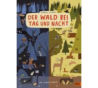 Der Wald bei Tag und Nacht: Ein Leporellobuch über Waldtiere und ihren Lebensraum, für Kinder ab 3 Jahren