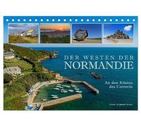Der Westen der Normandie - An den Küsten des Cotentin (Tischkalender 2026 DIN A5 quer), CALVENDO Monatskalender: Eine Reise durch das frz. Departement ... im Norden bis zum Mont-Saint-Michel um Süden.