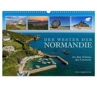 Der Westen der Normandie - An den Küsten des Cotentin (Wandkalender 2026 DIN A3 quer), CALVENDO Monatskalender: Eine Reise durch das frz. Departement ... im Norden bis zum Mont-Saint-Michel um Süden.