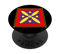 Derafsh Kaviani Drapeau de la Perse Sassanien Empire Iran PopSockets PopGrip Adhésif