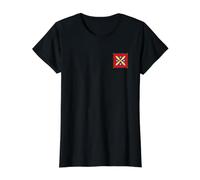 Derafsh Kaviani Drapeau de la Perse Sassanien Empire Iran T-Shirt Graphique avec Valeur, Femme, Noir, M