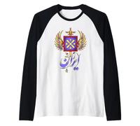 Derafsh Kaviani Iran Empire Perse Drapeau Historique iranien Manche Raglan