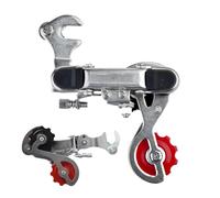Dérailleur à 7 vitesses - Levier de vitesse arrière plaqué zinc pour vélo de montagne, support de dérailleur robuste pour vélos et vélos de route