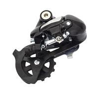 Dérailleur arrière de cyclisme - Entraînement par chaîne stable et résistant à l'usure, montage direct universel 7 à 8 vitesses, poulie en métal renforcé robuste, boîtier d'accessoires robuste, levier