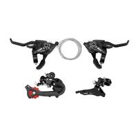 Dérailleur arrière de vitesse - Kit de transmission de vélo de montagne, dérailleur de vélo pliable, système de poulie de précision | Équipement de transmission à 21 vitesses pour les