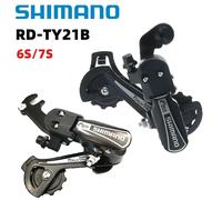 Dérailleur arrière pour vélo de montagne Shimano TOURNEY RD-TY21B Hook Eye 6/7 vitesses Noir Iamok Pièces de vélo SS/GS TY21B-SS F-Hook SI