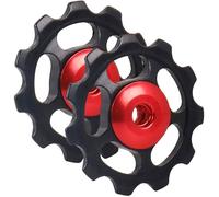Derailleur ArrièRe pour VéLo Galet Roulements Roue Poulie Rouleau Guide - 11 Dents en Alliage D'Aluminium Route DéRailleur