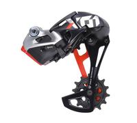 Sram X01 Eagle Axs Rear Derailleur Noir 12s / Max 52t Black / Red