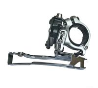 Dérailleur avant en aluminium pour vélos de 7/8/9 vitesses, compatible avec les plateaux 22-32-44T, design à double tirage, pince réglable pour tubes de 31,8 mm et 34,9 mm