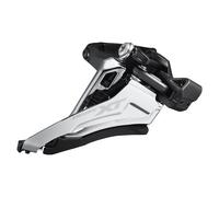 Shimano Dérailleur avant XT M8100 Collier Clamp 2x12 Blanc/Silver