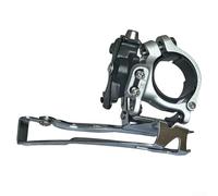 Dérailleur avant VTT pour transmission 7/8/9 vitesses, design à double tirage, corps en alliage d'aluminium, collier de serrage réglable pour tubes de 31,8 mm/34,9 mm, compatible avec