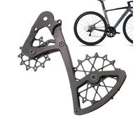 Dérailleur pour vélo de route, changement de vitesse arrière en douceur avec poulie en céramique, rouleau de guidage en alliage d'aluminium, levier de vitesses de rechange, accessoires de cyclisme
