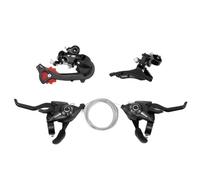 Dérailleur VTT | d'aluminium de vélo de montagne | Vélo 21 vitesses manette vitesse VTT Transmission levier vitesse frein levier équipement d'équitation dérailleur