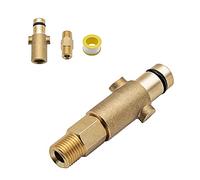 DERASL Kit adaptateur universel pour nettoyeur haute pression - Filetage mâle et connecteur canon à mousse de 6,35 mm, compatible avec Nilfisk Core, Premium Pressure et Gerini Series pour applications