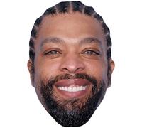Deray Davis (Beard) Big Head. Masque plus grand que nature.