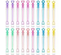 DERAYEE Bulles de Savon,20 Pièces Bulles de Savon Enfant Tube Bulles de Savon pour Enfants D'intérieur et D'extérieur