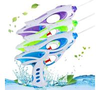 DERAYEE Pistolet à Eau pour Enfant,3PCS,Pistolet à Eau Space Cartoon en Plastique,Pistolets et Fusils à Eau,Water Gun,Pistolet a Eau