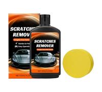 Dérayeur pour véhicules - 120g Pâte à Polir Rapide et avec Tampon | Accessoires De Polissage Auto - Pour carrosserie pare-chocs porte jante métal moto bateau rayures éclats bosses fissures