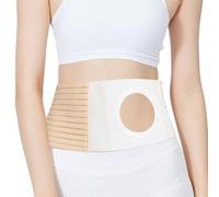 DERAYMI Ceinture de stomie pour homme et femme - Ceinture de soutien élastique pour stomie - Pour l'iléostomie - Ceinture de soutien pour aider à fixer les sacs de stomie en place (L)