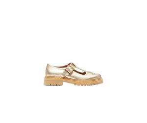 Derbie cuir grainÃ© femme Odaje Romane AjourÃ©e Beige 38