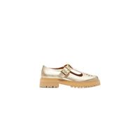 Derbie cuir grainé femme Odaje Romane Ajourée Beige 38