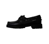 Derbie Cuir Sebago Docksides Ranger Waxy Woman - Noir Totale 36