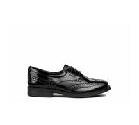 Derbie fille - GEOX - Agata - Cuir verni noir - Laçage - Confort exceptionnel 35