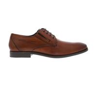 Derbies Bugatti - Homme - Cuir - Marron - Brun cognac - Laçage 3 trous et soufflets élastiqués fins 45