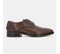 Derbies cuir lisse marron foncé à lacets fins Homme PIERRE CARDIN 41