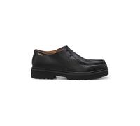 Derbies Esprit Mocassin en Peau Grainée