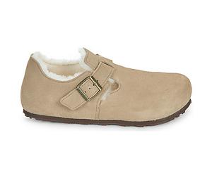 Derbies femmes BIRKENSTOCK London Shearling LEVE Taupe Beige 45