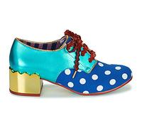 Irregular Choice Derbies VICTORIA SPONGE in Bleu 40