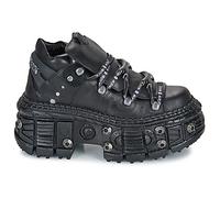 Derbies femmes New Rock WALL CRUST Noir 41