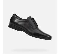 Derbies homme Geox U CALGARY - Cuir lisse noir - Confortables et respirantes 44