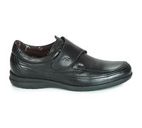Fluchos pour homme. 8782_AVE_NEGR Chaussures en cuir 8782_Ave_Negr Noir (40), Plat, 1 à 3 cm, Velcro, Casuel, Classique